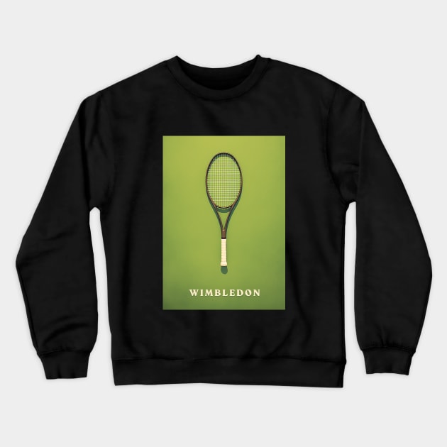 WIMBLEDON | Retro Vintage Style Crewneck Sweatshirt by Retro Travel Design